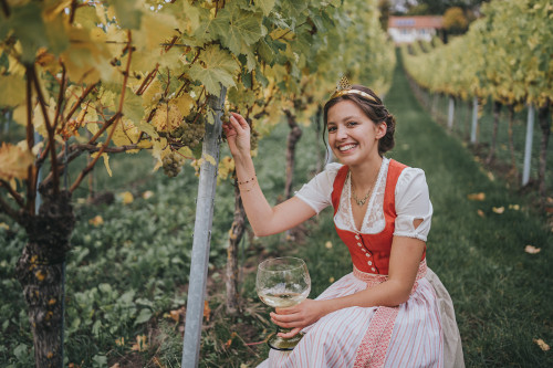 Weinprinzessin Anne die Erste